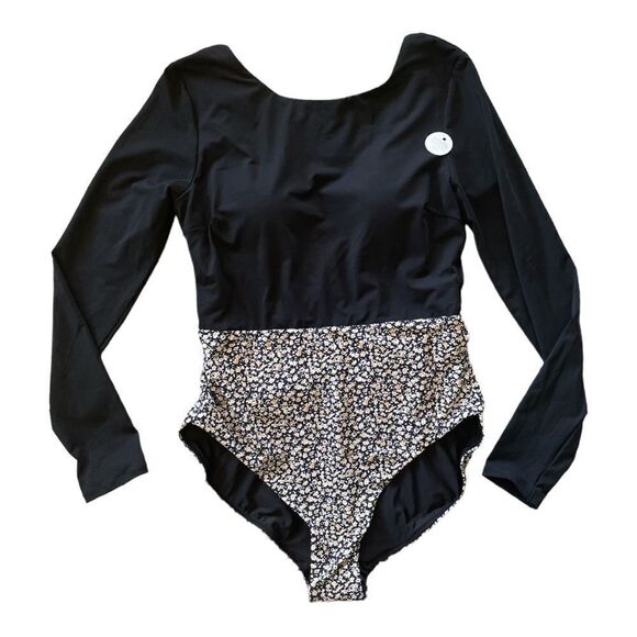 NWT CALIA by Carrie Underwood Tie Back One Piece LS Swimsuit 6 - Picture 6 of 11